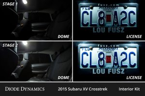 Subaru XV Crosstrek LED Interior Kit - Diode Dynamics - Stage 1 - Cool White - `13-`16